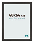 Photo Frame 48x64 cm Black Matte MDF Bologna Front Size | Yourdecoration.com