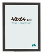Photo Frame 48x64 cm Black Matte MDF Bologna Front Size | Yourdecoration.com