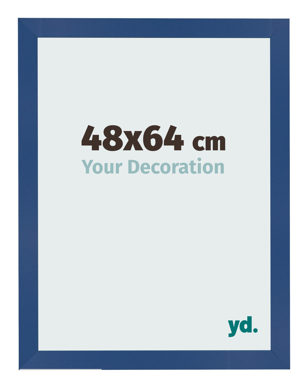 Photo Frame 48x64 cm Dark Blue MDF Bologna Front Size | Yourdecoration.com