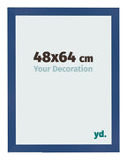 Photo Frame 48x64 cm Dark Blue MDF Bologna Front Size | Yourdecoration.com