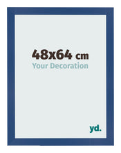 Photo Frame 48x64 cm Dark Blue MDF Bologna Front Size | Yourdecoration.com
