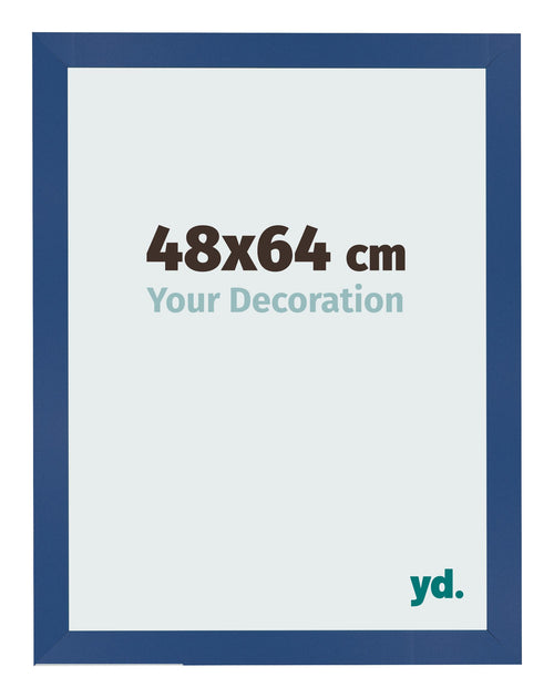 Photo Frame 48x64 cm Dark Blue MDF Bologna Front Size | Yourdecoration.com