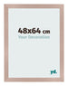 Photo Frame 48x64 cm Dusty Pink MDF Bologna Front Size | Yourdecoration.com