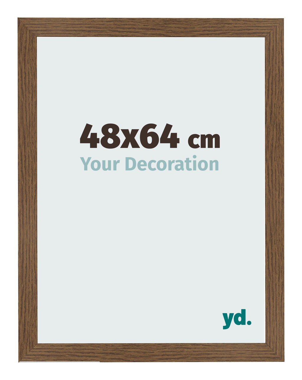 Photo Frame 48x64 cm Oak Rustic MDF Bologna Front Size | Yourdecoration.com