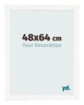 Photo Frame 48x64 cm White High Gloss MDF Bologna Front Size | Yourdecoration.com