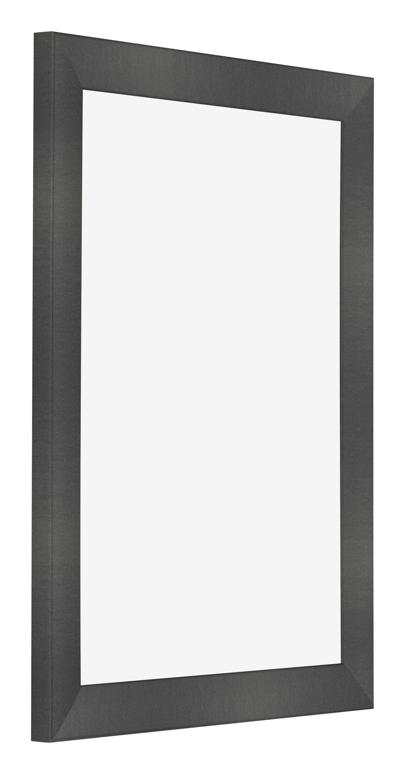 Photo Frame 48x64cm Black Silver Polished MDF Pisa Front Oblique | Yourdecoration.com