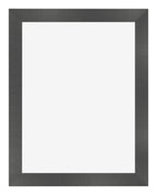 Photo Frame 48x64cm Black Silver Polished MDF Pisa Front | Yourdecoration.com