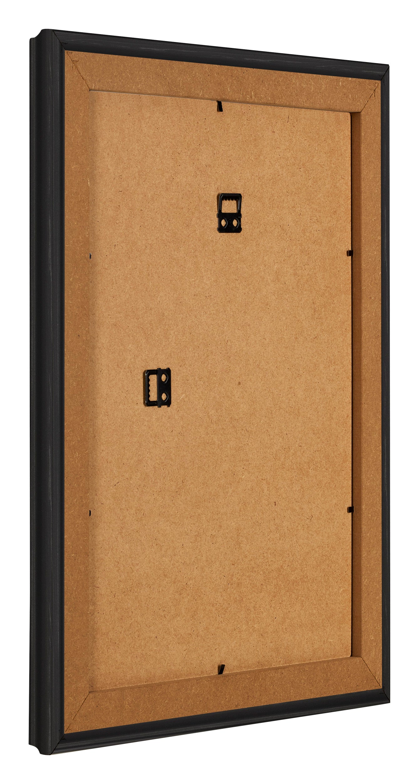 Photo Frame 48x64cm Black Woodgrain MDF Lazio Back Oblique | Yourdecoration.com