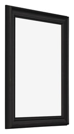 Photo Frame 48x64cm Black Woodgrain MDF Lazio Front Oblique | Yourdecoration.com