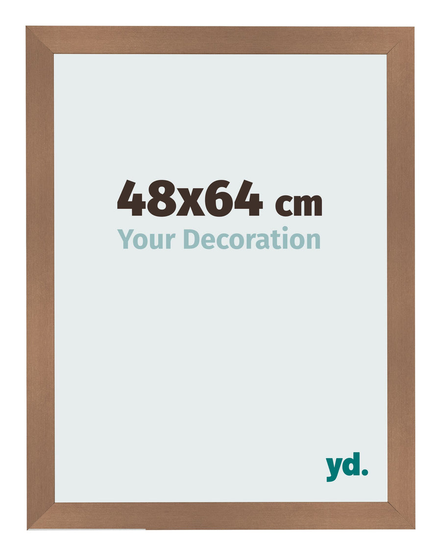 Photo Frame 48x64cm Copper Design MDF Bologna Front Size | Yourdecoration.com