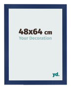 Photo Frame 48x64cm Dark Blue Swept MDF Bologna Front Size | Yourdecoration.com