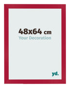 Photo Frame 48x64cm Red MDF Bologna Front Size | Yourdecoration.com
