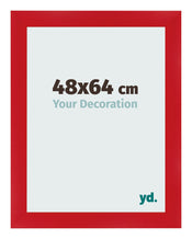 Photo Frame 48x64cm Red MDF Pisa Front Size | Yourdecoration.com