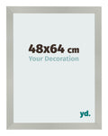 Photo Frame 48x64cm Silver Matte MDF Bologna Front Size | Yourdecoration.com