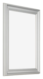 Photo Frame 48x64cm Silver Matte MDF Lazio Front Oblique | Yourdecoration.com