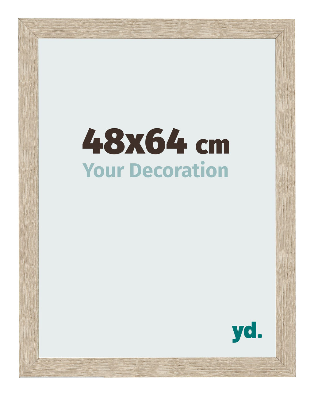 Photo Frame 48x64cm Sonoma Oak MDF Bologna Front Size | Yourdecoration.com