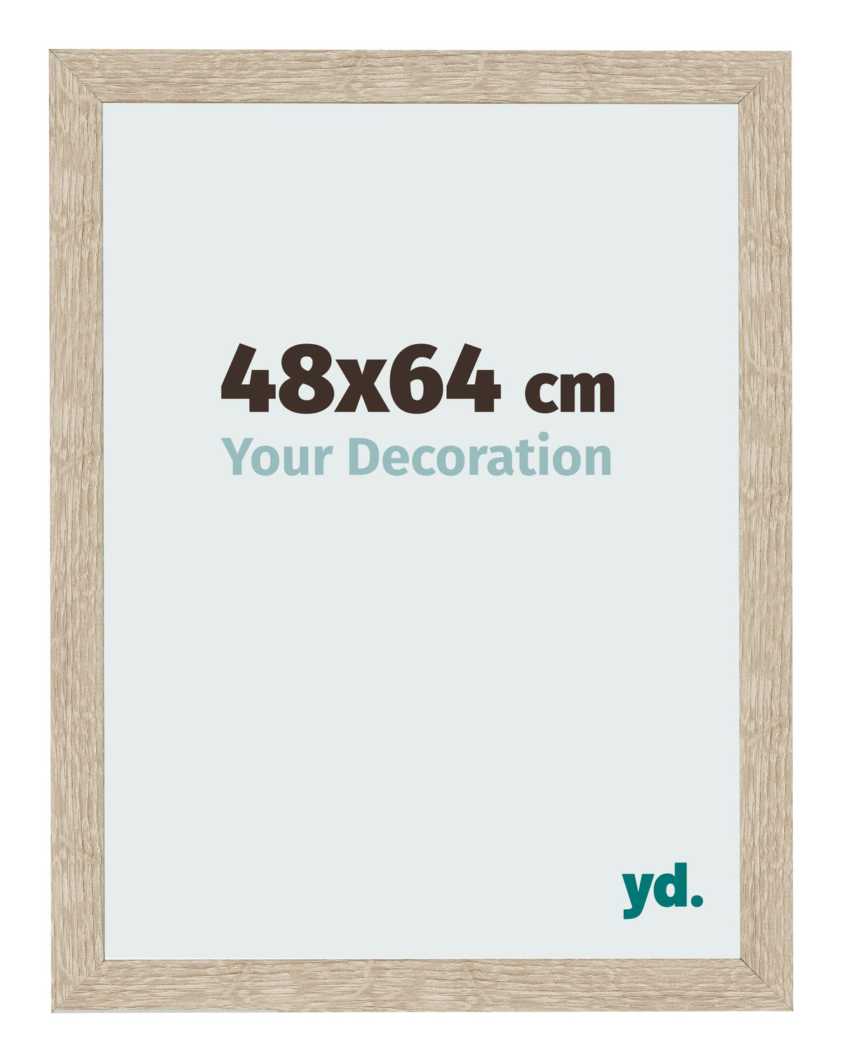 Photo Frame 48x64cm Sonoma Oak MDF Bologna Front Size | Yourdecoration.com