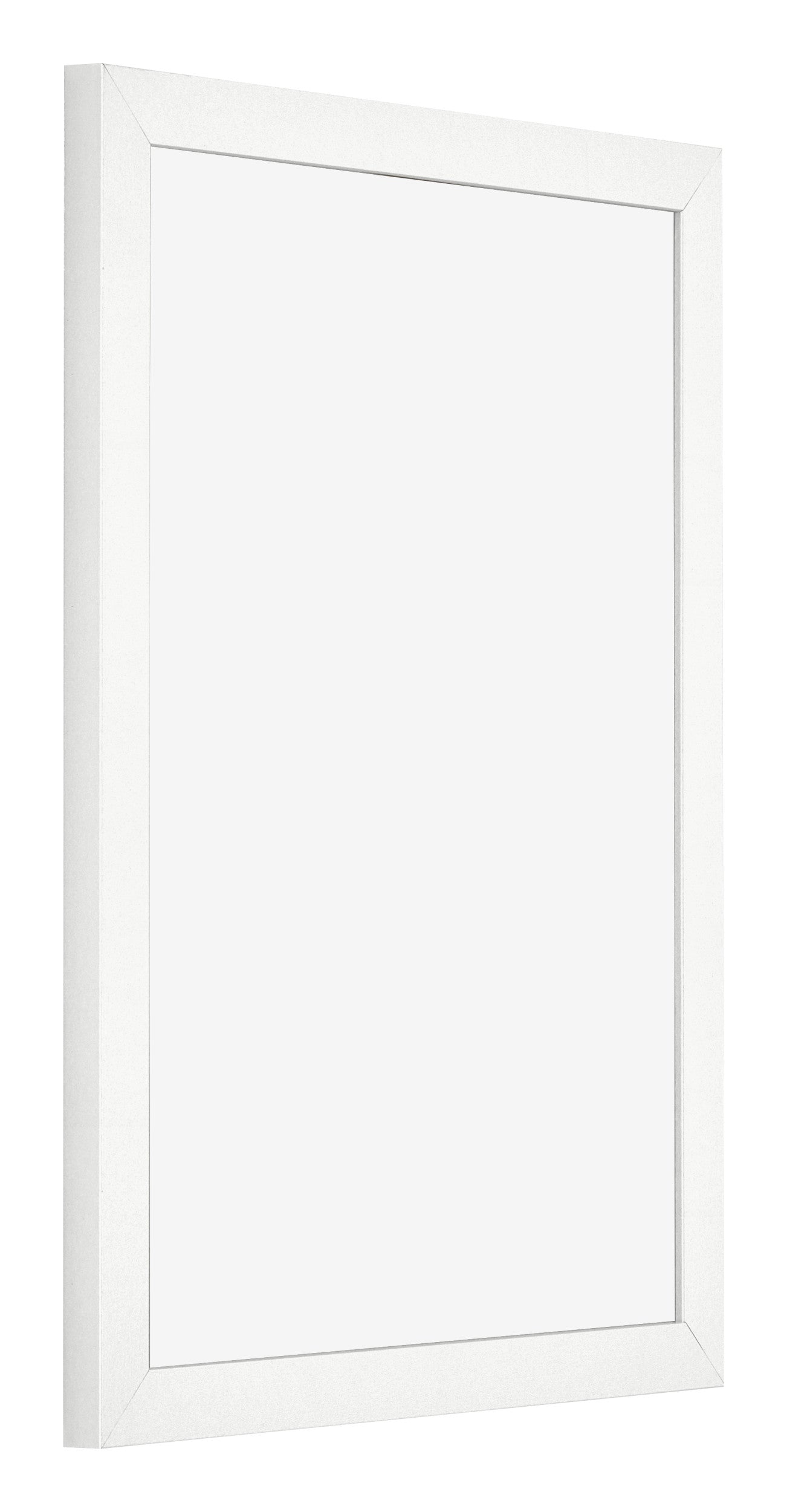 Photo Frame 48x64cm White High Gloss MDF Bologna Front Oblique | Yourdecoration.com