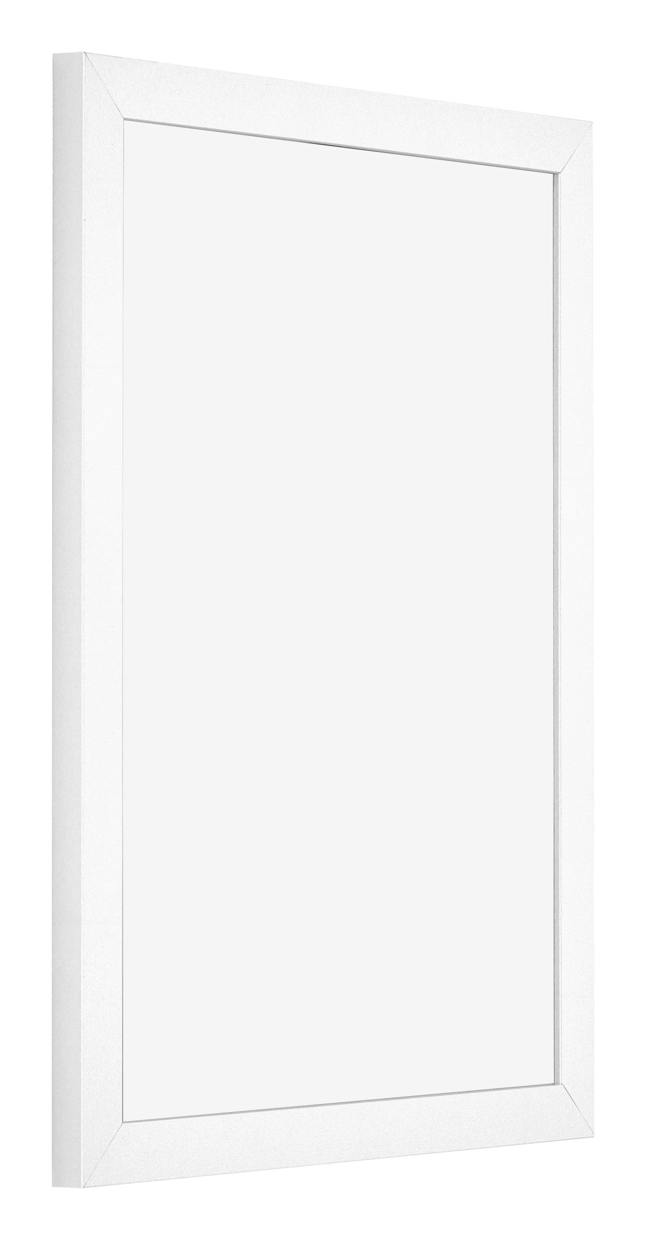 Photo Frame 48x64cm White Matte MDF Bologna Front Oblique | Yourdecoration.com