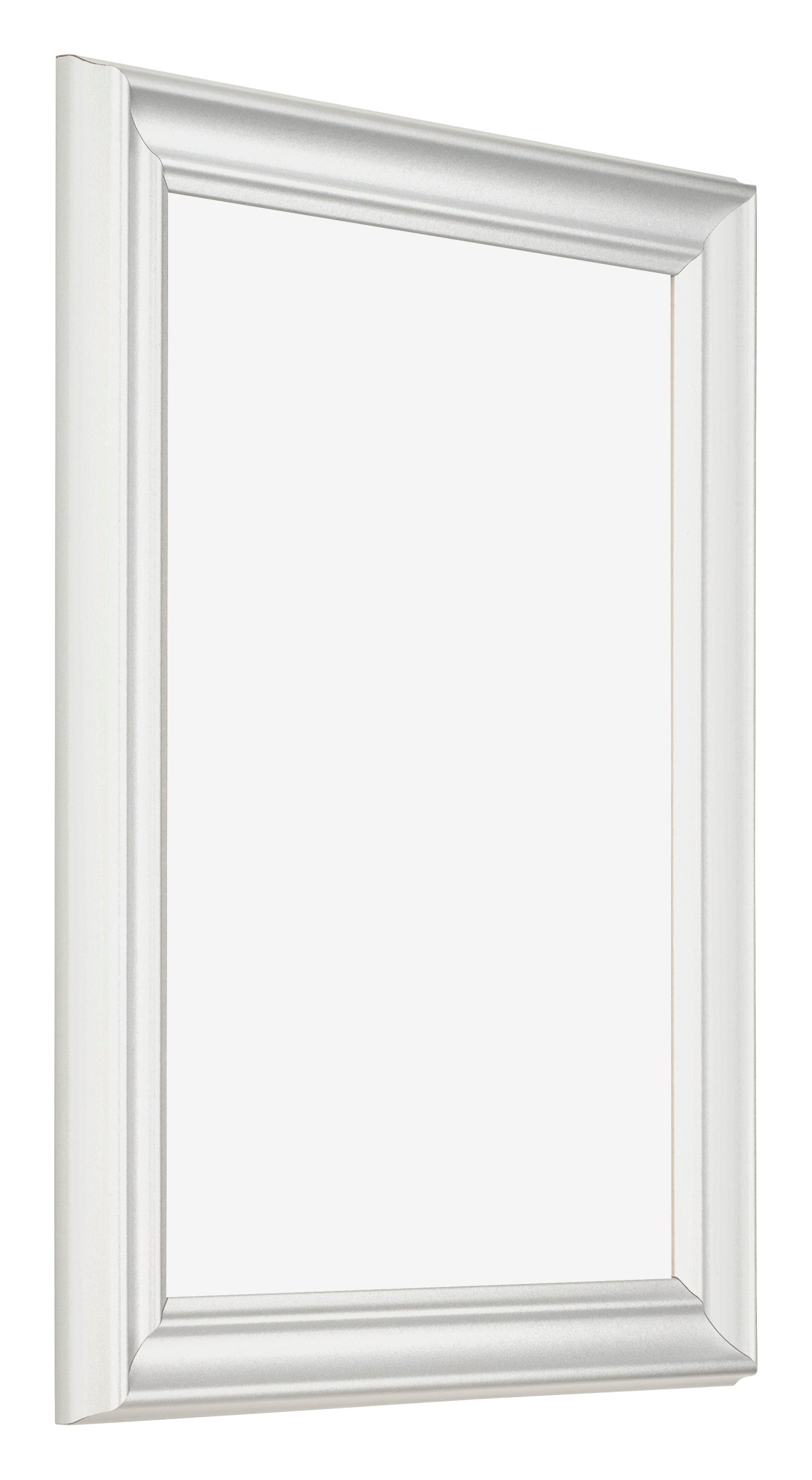 Photo Frame 48x64cm White Swept MDF Lazio Front Oblique | Yourdecoration.com