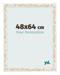 Photo Frame 48x64cm White Vintage MDF Bologna Front Size | Yourdecoration.com