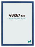 Photo Frame 48x67 cm Dark Blue MDF Bologna Front Size | Yourdecoration.com