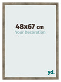 Photo Frame 48x67 cm Metal Vintage MDF Bologna Front Size | Yourdecoration.com