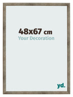 Photo Frame 48x67 cm Metal Vintage MDF Bologna Front Size | Yourdecoration.com