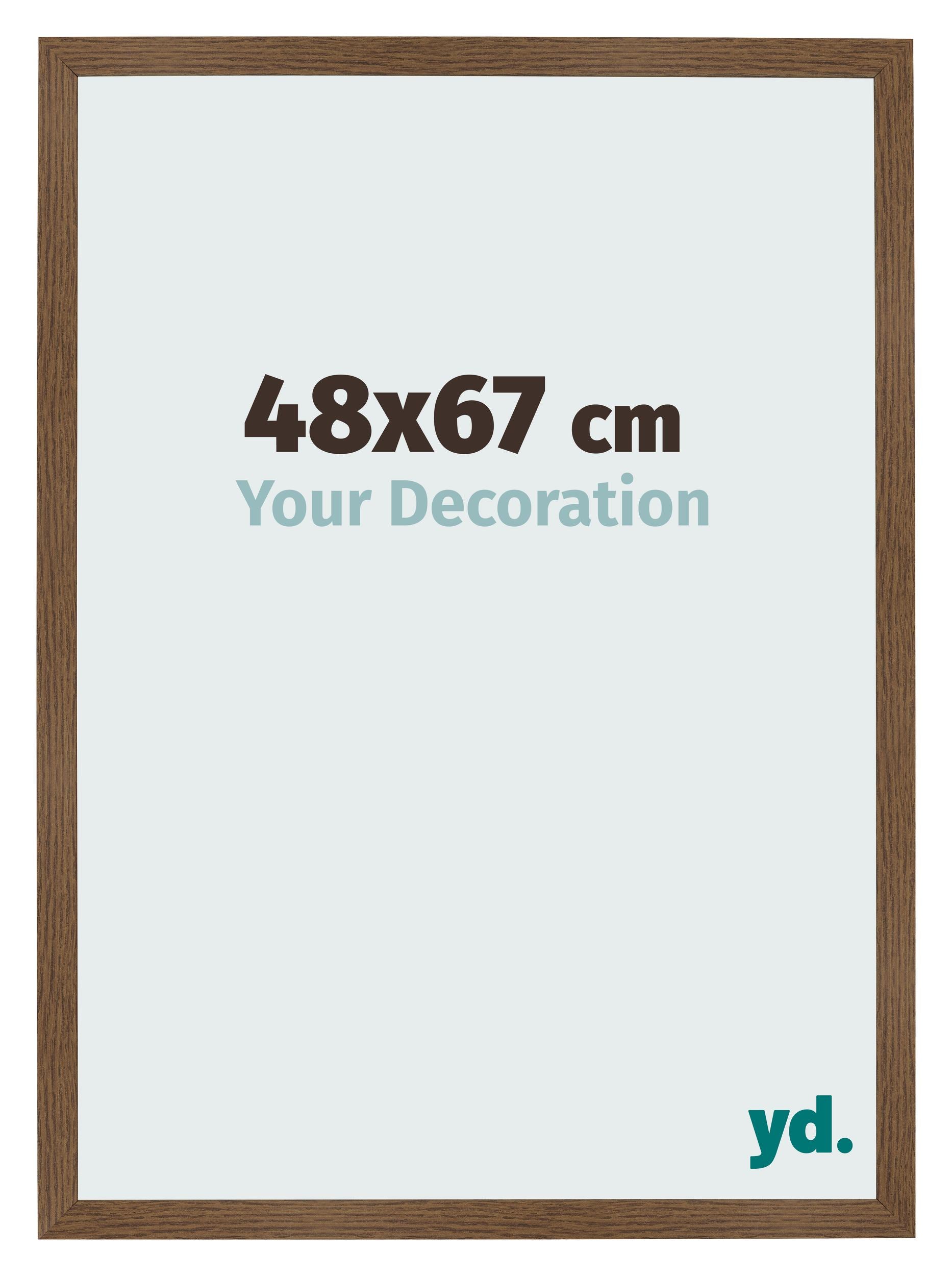 Photo Frame 48x67 cm Oak Rustic MDF Bologna Front Size | Yourdecoration.com