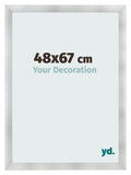 Photo Frame 48x67cm Aluminum Brushed MDF Pisa Front Size | Yourdecoration.com