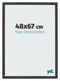 Photo Frame 48x67cm Anthracite MDF Bologna Front Size | Yourdecoration.com