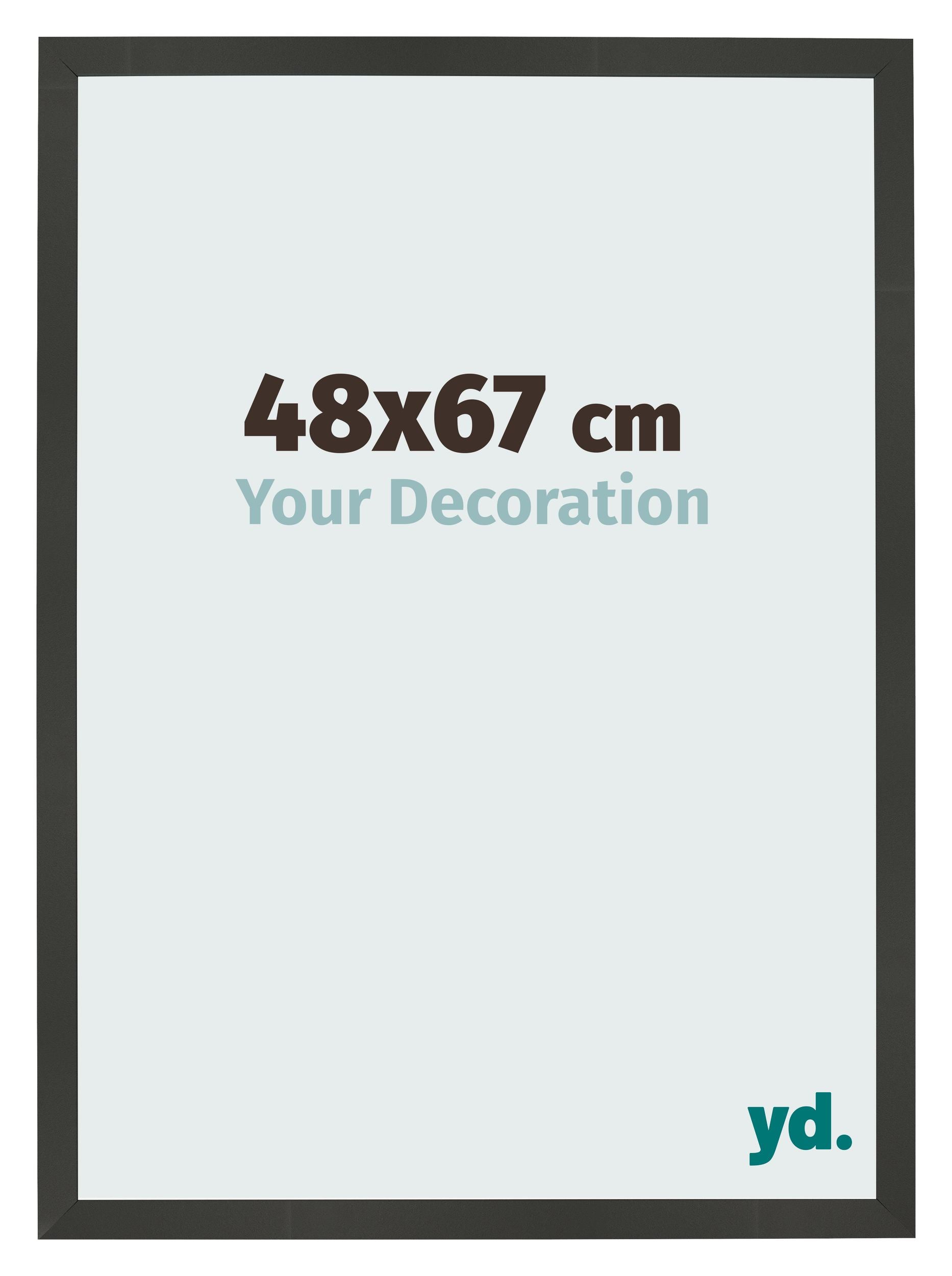 Photo Frame 48x67cm Anthracite MDF Bologna Front Size | Yourdecoration.com