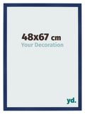 Photo Frame 48x67cm Dark Blue Swept MDF Bologna Front Size | Yourdecoration.com