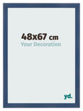 Photo Frame 48x67cm Dark Blue Swept MDF Pisa Front Size | Yourdecoration.com