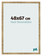 Photo Frame 48x67cm Gold Antique MDF Bologna Front Size | Yourdecoration.com