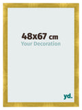 Photo Frame 48x67cm Gold Vintage MDF Pisa Front Size | Yourdecoration.com