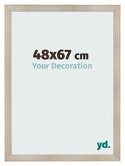 Photo Frame 48x67cm Oak Rustic MDF Pisa Front Size | Yourdecoration.com
