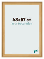 Photo Frame 48x67cm Pine Woodgrain MDF Lazio Front Size | Yourdecoration.com