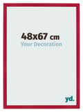 Photo Frame 48x67cm Red MDF Bologna Front Size | Yourdecoration.com