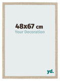 Photo Frame 48x67cm Sonoma Oak MDF Bologna Front Size | Yourdecoration.com