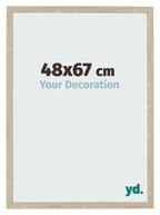 Photo Frame 48x67cm Sonoma Oak MDF Bologna Front Size | Yourdecoration.com