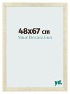 Photo Frame 48x67cm Sonoma Oak MDF Pisa Front Size | Yourdecoration.com