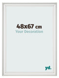 Photo Frame 48x67cm White Swept MDF Lazio Front Size | Yourdecoration.com