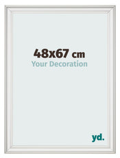 Photo Frame 48x67cm White Swept MDF Lazio Front Size | Yourdecoration.com