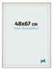 Photo Frame 48x67cm White Swept MDF Lazio Front Size | Yourdecoration.com