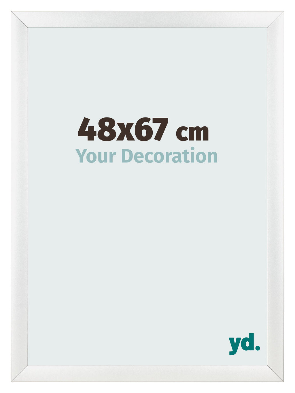 Photo Frame 48x67cm White Vintage MDF Pisa Front Size | Yourdecoration.com