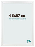 Photo Frame 48x67cm White Vintage MDF Pisa Front Size | Yourdecoration.com