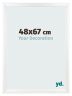 Photo Frame 48x67cm White Vintage MDF Pisa Front Size | Yourdecoration.com