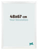 Photo Frame 48x67cm White Vintage MDF Pisa Front Size | Yourdecoration.com