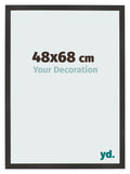 Photo Frame 48x68 cm Black Matte MDF Bologna Front Size | Yourdecoration.com